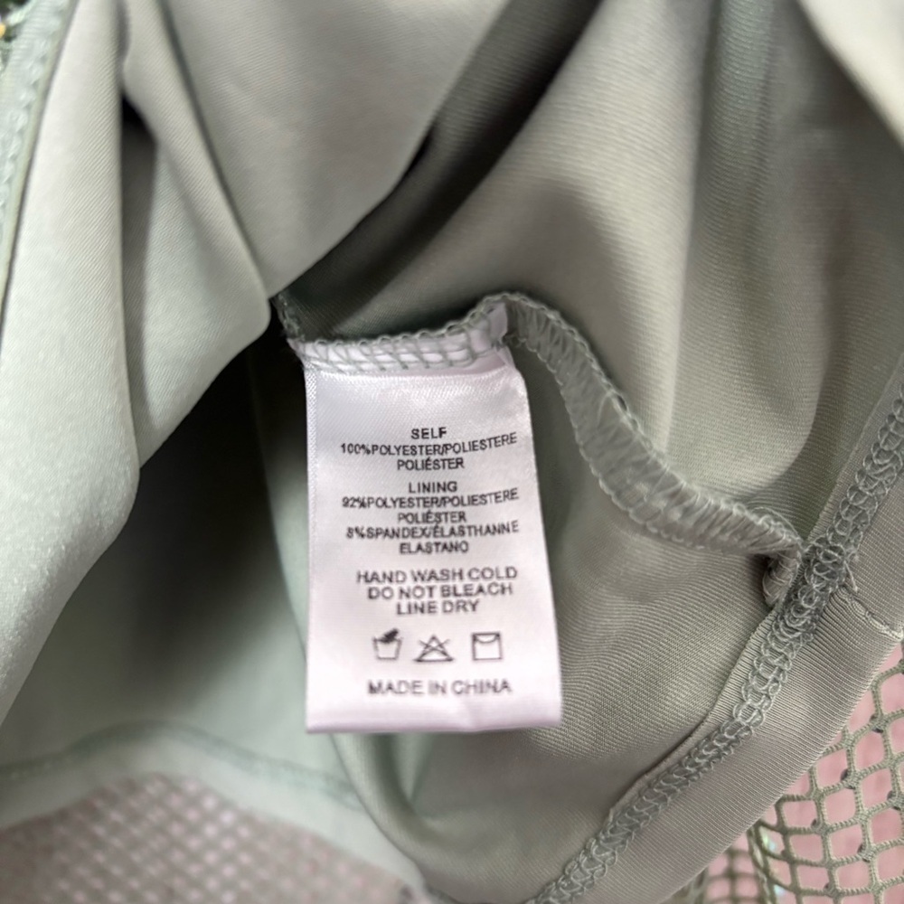 Anthropologie Sunday in Brooklyn womens Rhinestone Mesh Tank tops size XL - Picture 9 of 13